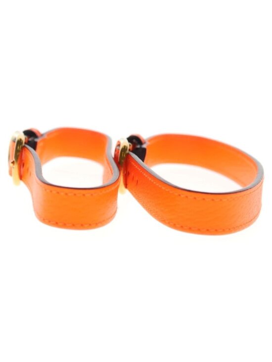 Gucci Diana Logo Leather Belt Orange Set